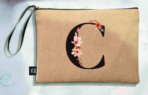 Sac à main Lettre C (Modèles variés) (25 × 18 × 1 cm)